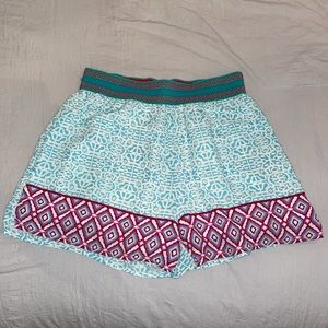 Flowy Tiffany blue shorts